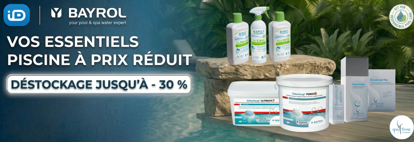 Déstockage jusqu'à - 30 % sur les produits Bayrol 